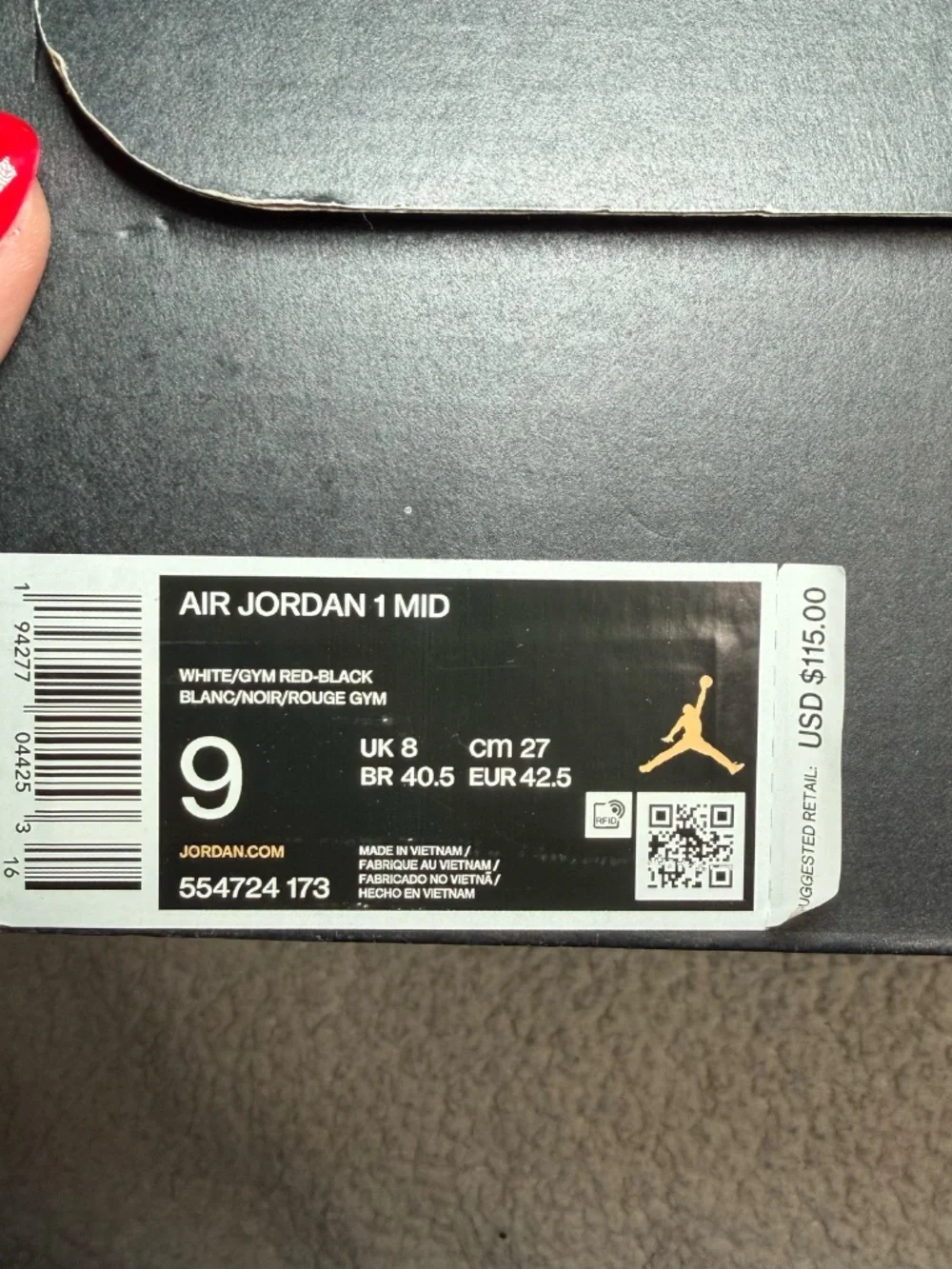 Mens Air Jordan 1 Mid